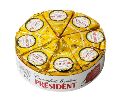 Show details for CAMEMBERT 21% PORT 12X8X30G Picture of CAMEMBERT 21% PORT 12X8X30G